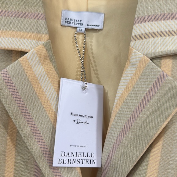 NWT We Wore What Danielle Bernstein striped blazer dress - Picture 6 of 7